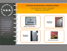 Tablet Screenshot of gravure-signaletique.fr